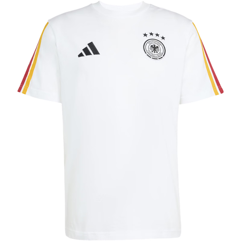 Adidas Men's DFB DNA TEE German Team Football Casual Culture Pure Cotton Short-Sleeve Round Neck T-Shirt KB4401 2XL