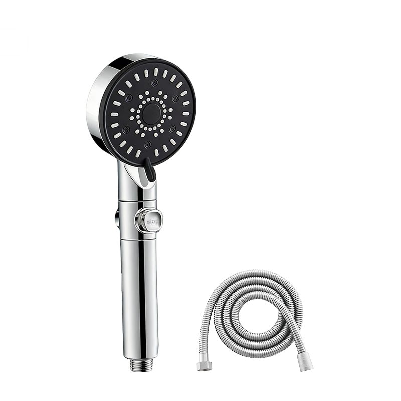 X-GRKE Germany High-Pressure Shower Head Set with Hose and Filter, Powerful Water Flow Booster