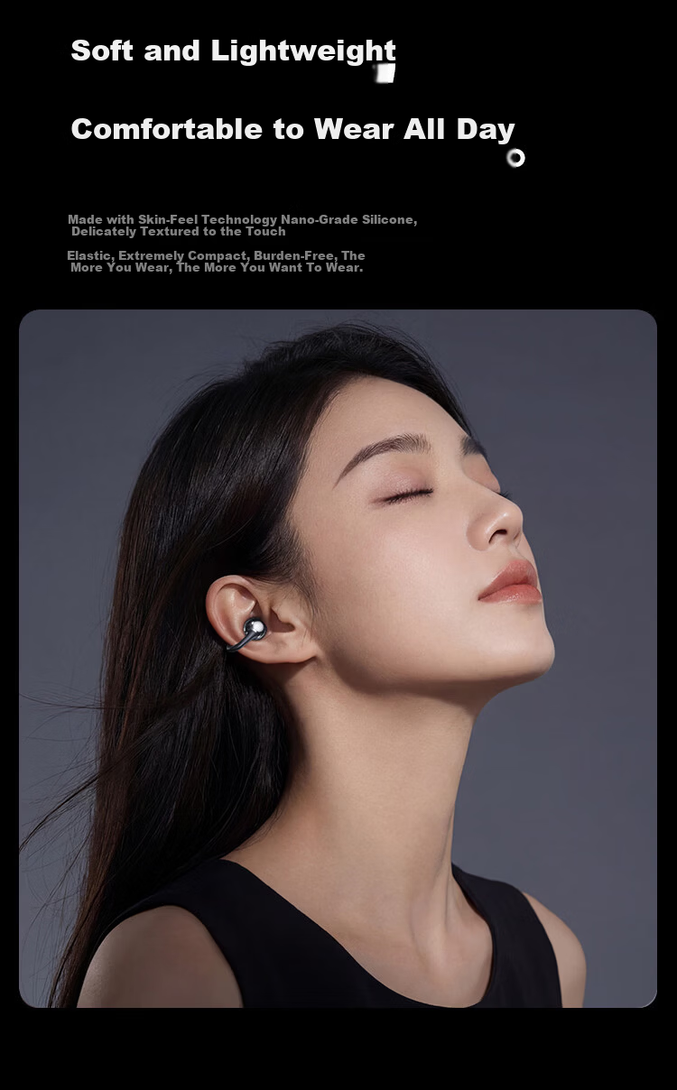 MONOISE 500W Hot Sale | Ultimate Acoustics Bluetooth Clip-On AI Wireless Ear-Hanging Earphones 2026 Sports Running Music Non-In-Ear Real-Time Translation Noise Cancelling 14
