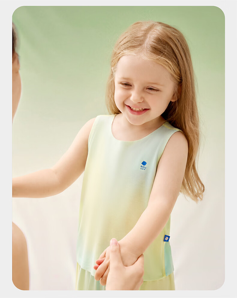 Babycare Natural Cool Sleeveless Top Baby Homewear Short Sleeve Tank Summer Ice Grape 110 22
