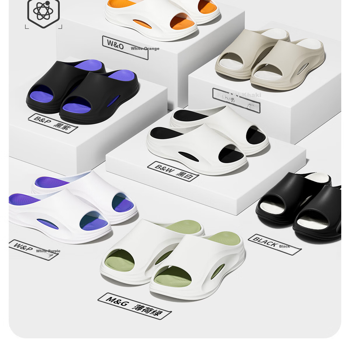 Lidani Women's Sports Slippers Summer 2025 New Non-Slip EVA Soft Feel Couple Beach Outdoor Sandals Female 16