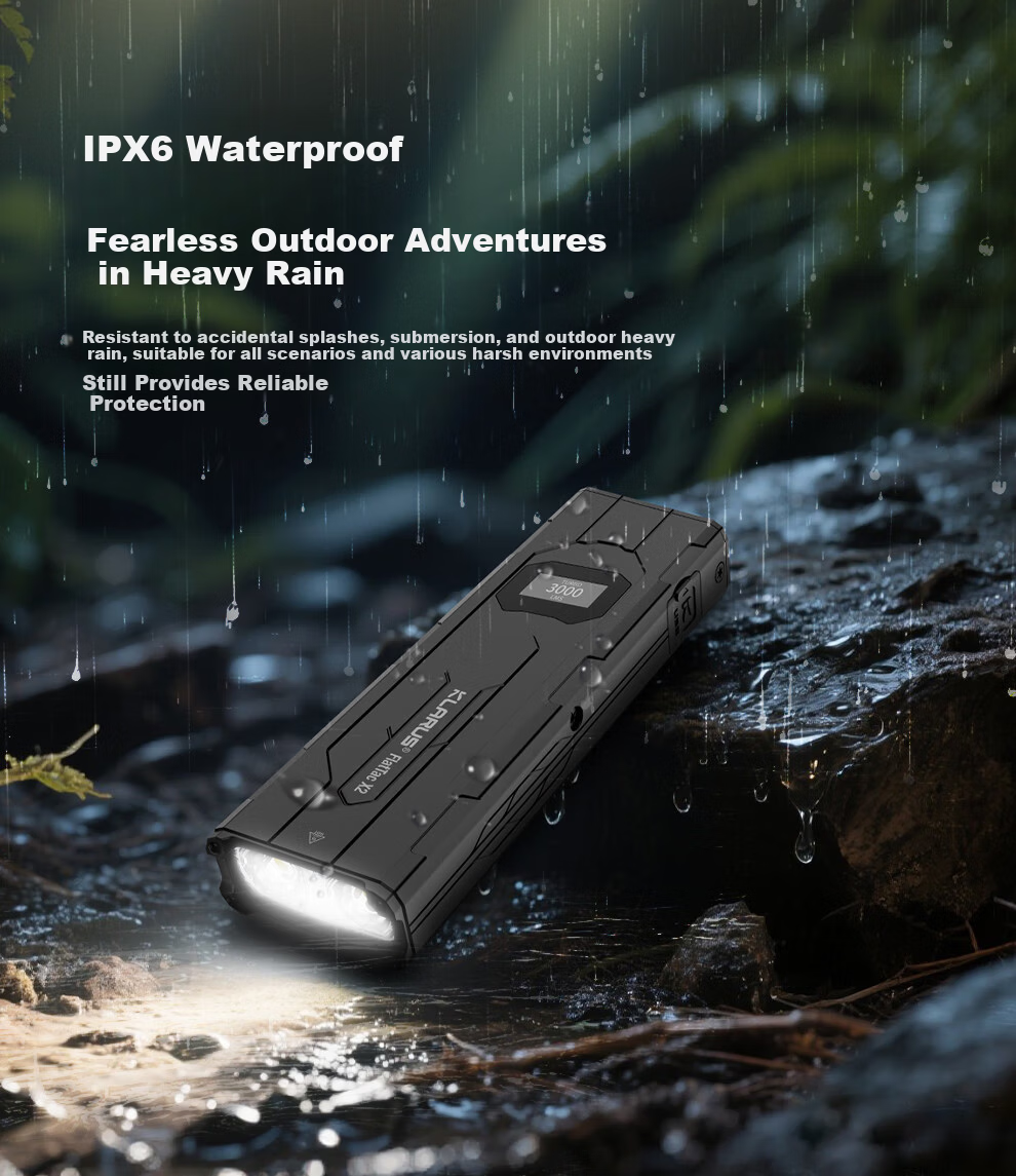 KLARUS X2 Ultra-Thin EDC Tactical High-Brightness Rechargeable Long-Lasting Outdoor Portable Multifunction Flashlight 13