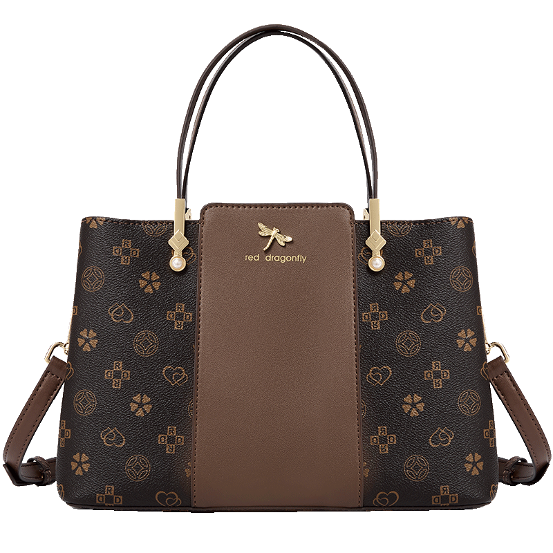 RED DRAGONFLY 2026 New Women's Handbag, Shoulder Crossbody Bag for Mom, Tote Bag with Handle, Birthday Gift for Mom
