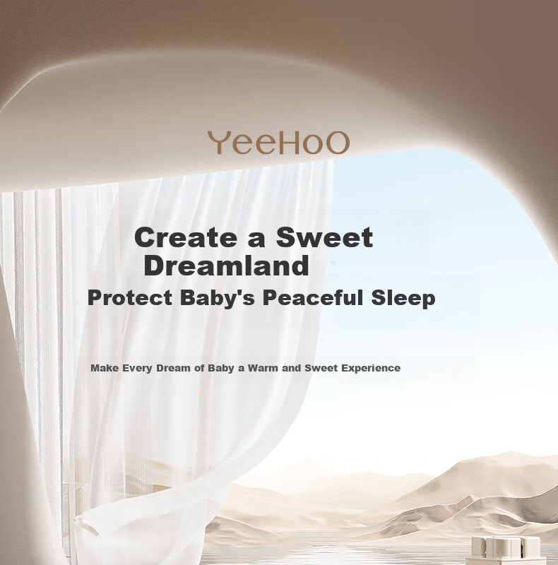 YEEHOO Baby Crib Sleep Pod No-Installation Modular Large Bed Multifunctional Portable Foldable Newborn Infant BB Bed 1