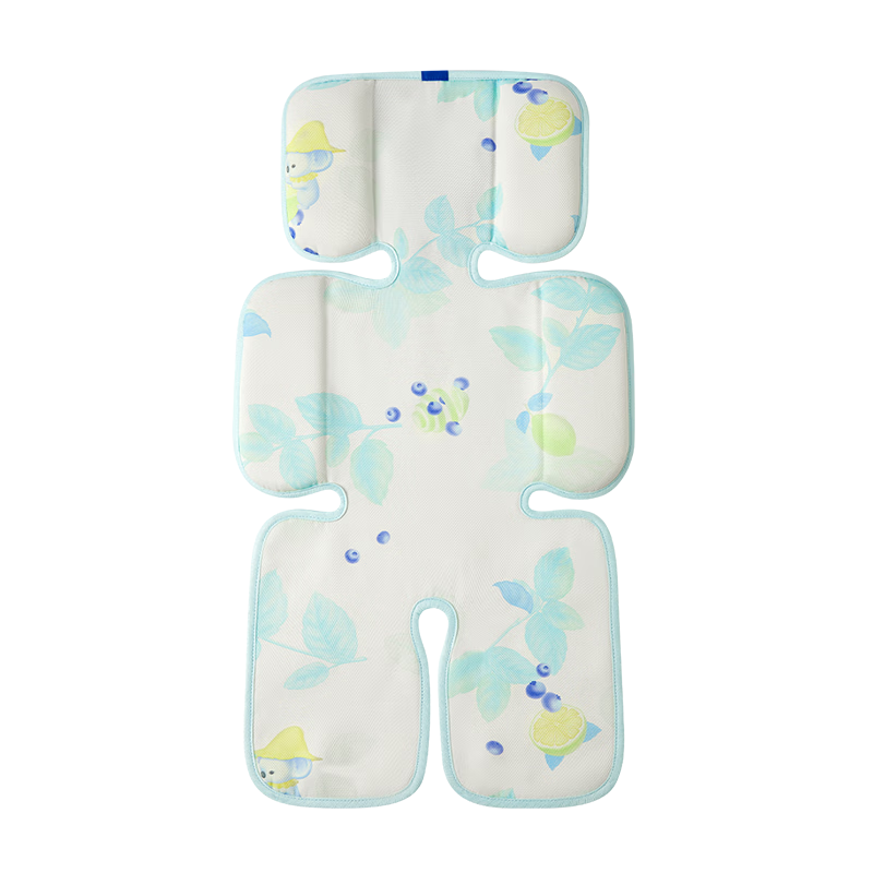Babycare Natural Cooling Stroller Mat Breathable Baby Universal Seat Cushion Mint Ice Lemon 38×70CM