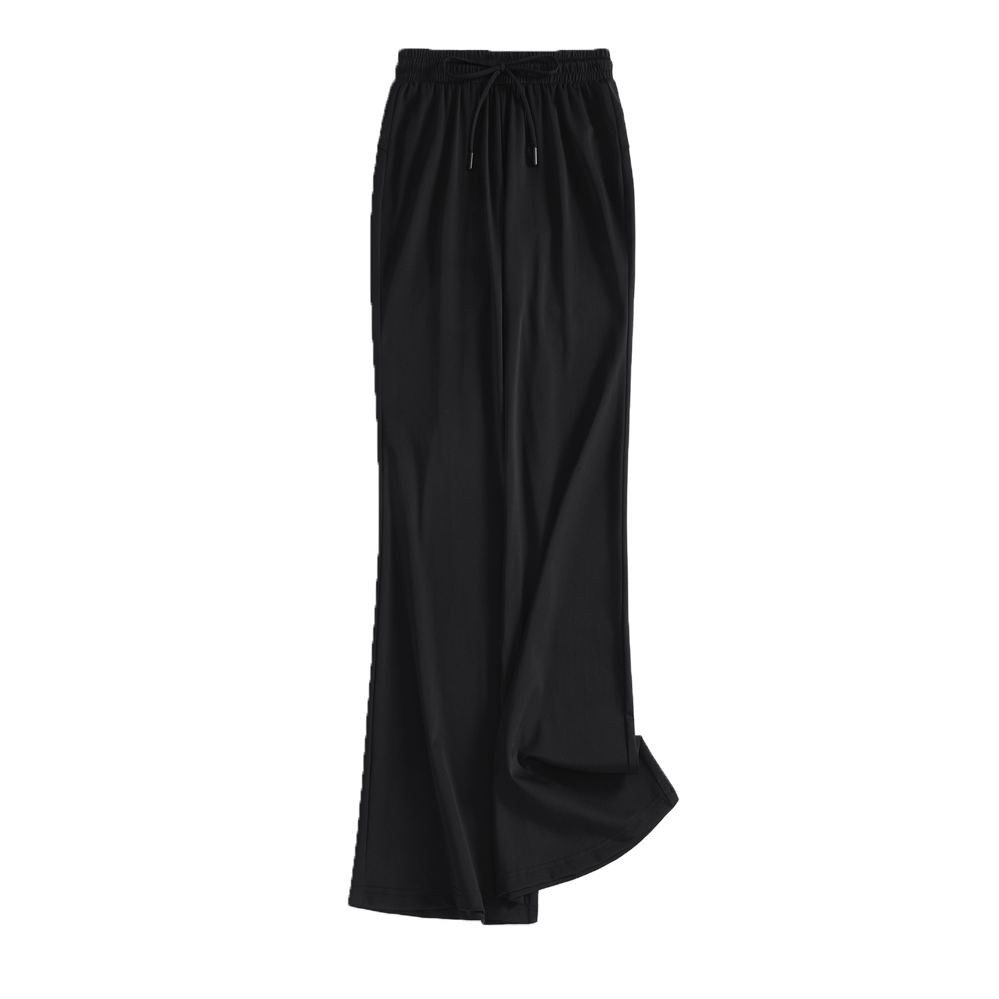 MINISO Women's Ice Silk Flared Pants 2026 New Summer Lightweight Breathable Slim Fit Cooling Sun Protection Trousers for Petite