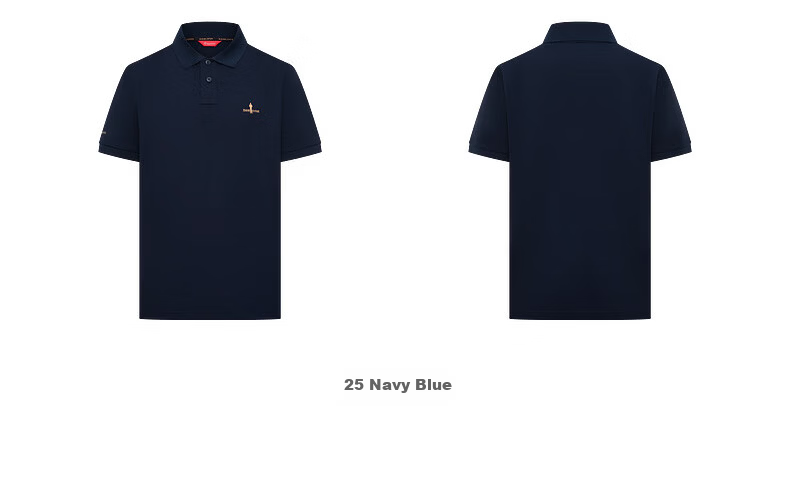 Biyinlefen Antibacterial Cooling Spring Summer Men's Casual Business Multi-Color Skin-Friendly Short Sleeve Polo Shirt 9