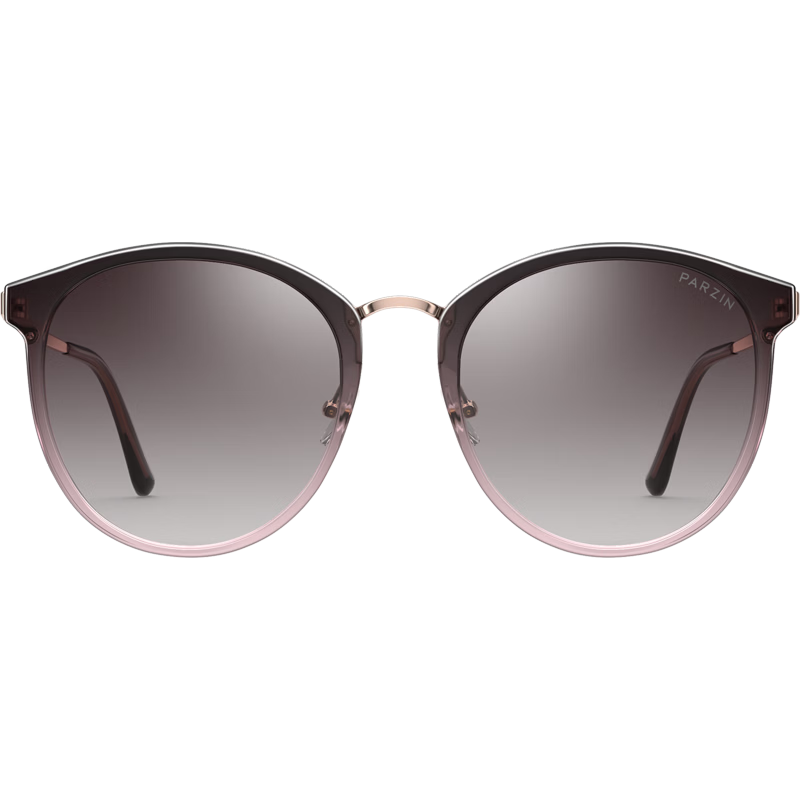 PARZIN Polarized Sunglasses for Women, Retro Large Frame Sun Protection Glasses, Driving Fashionable Sunglasses Gift PZ9913