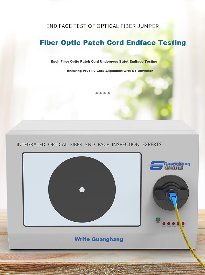 Guanghang Telecom Grade Optical Fiber Patch Cord FC-FC Single Mode Single Core 3m Indoor Fiber Optic Cable Low Smoke Halogen-Free Eco-Friendly Jacket Transceiver Pigtail GH-FF03-S 9