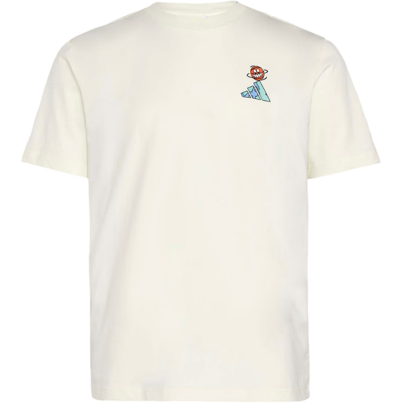 Adidas Basketball Series Men's M ED BBALL T Short Sleeve T-Shirt KG8263 White 2XL