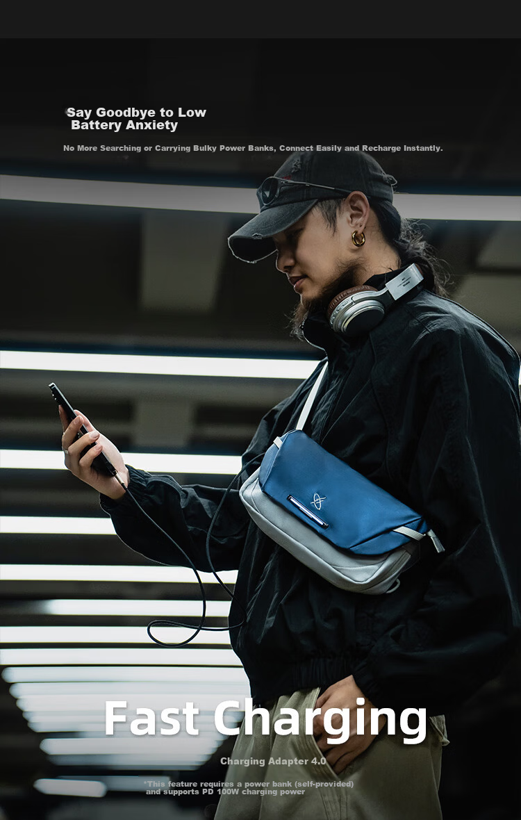 GYXX Nebula Mini Crossbody Bag Men's Trendy Shoulder Chest Bag 2026 New Commuter Portable Small Bag 9