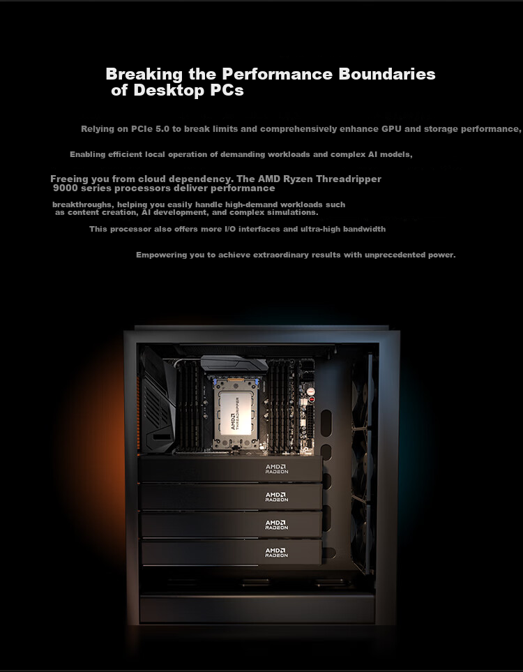 AMD Ryzen Threadripper 9960X Processor 4nm 24-Core 48-Thread Up to 5.4GHz Boost Boxed CPU 4