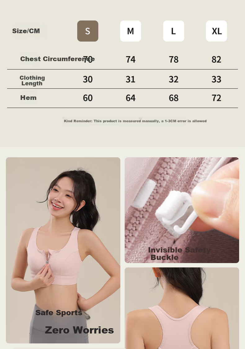 Ziyouxi High-Intensity Sports Bra for Women, Shock-Absorbing, Push-Up, Easy to Put on And Take Off, Beautiful Back Vest, Yoga Training Running Fitness Bra 9