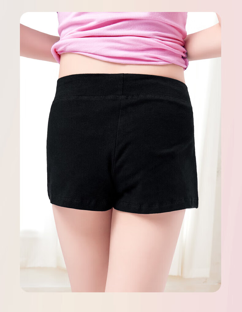Aiwuge Children's Dance Shorts, Black Boyshorts, Ballet Leggings, Practice Shorts, Cotton, Size 120 13