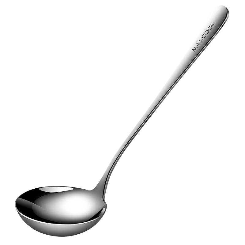 MAXCOOK Stainless Steel Soup Ladle, Small Soup Spoon Hot Pot Ladle, Thickened Extended Handle MCCU4741