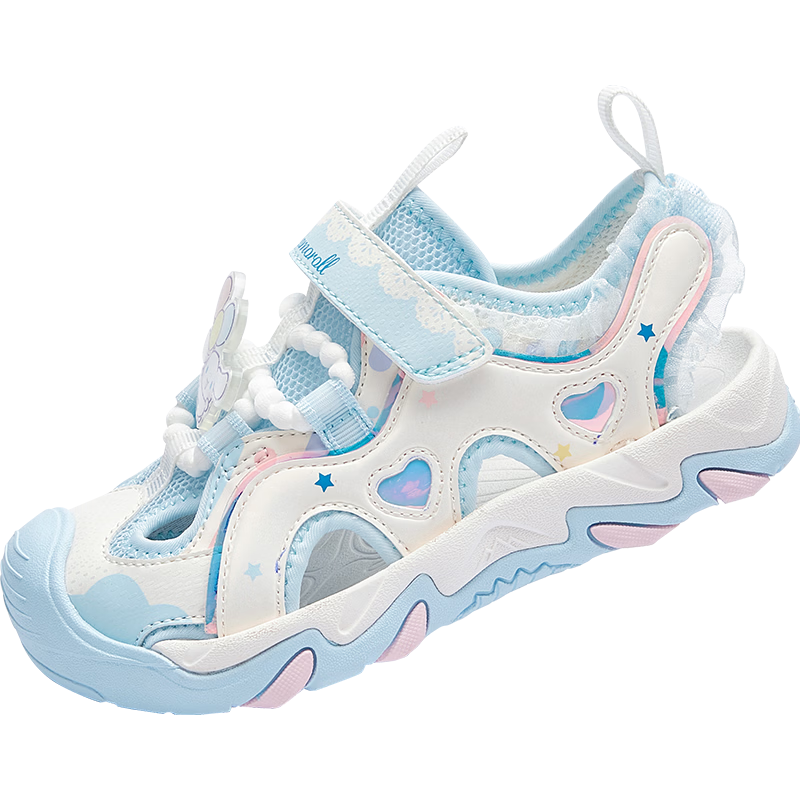 Balabala [Sanrio IP balaOne] Kids Sandals Girls Sports Shoes 2026 Summer New Beach Shoes