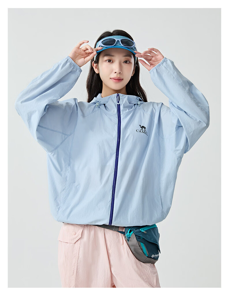 CAMEL 【Muguang C+】Sun Protection Jacket 25 Spring Summer UPF400+ Original Yarn Unisex Cooling Sun Protection Clothing 9001 XL 19