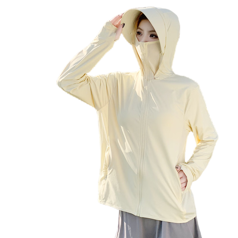 Langsha Women's Summer Sun Protection Jacket Loose Fit Versatile UV Protection Breathable Lightweight Sunscreen Coat