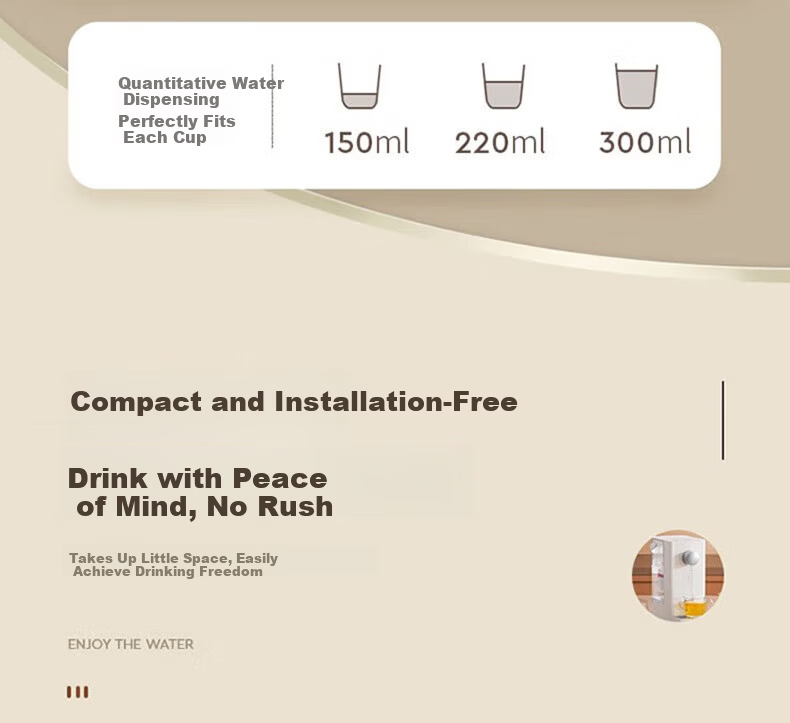 Beisi Home Desktop Instant Hot and Cold Water Purifier All-in-One UV Sterilization Direct Drinking Machine No Installation WD23BCW with 7 Filters Magnesium Ion A2 16