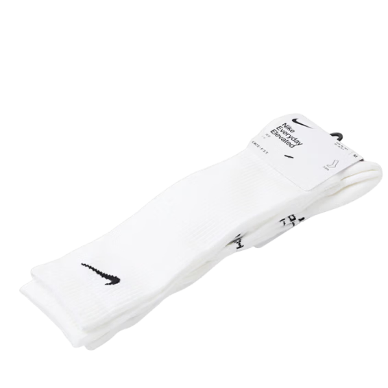 NIKE Men's Sports Socks Casual Socks 2 Pairs HQ8510-100 White L