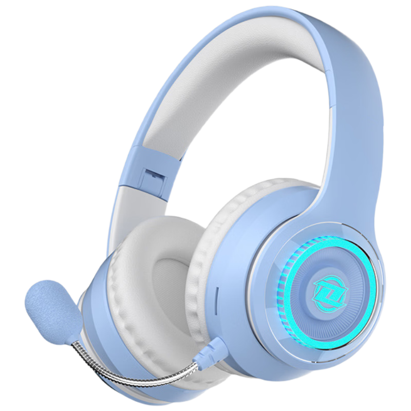 EZHK Children's In-Ear Monitor Headphones Noise-Canceling Bluetooth Over-Ear Headset for Students Ages 6-15 Reading and Learning Gift for Boys and Girls