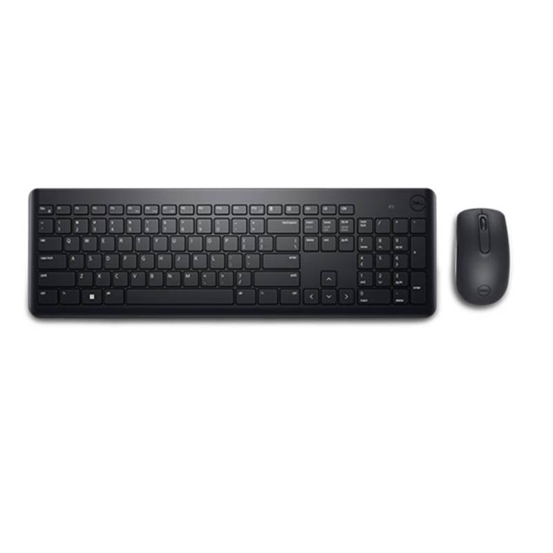 DELL KM3322W Wireless Keyboard and Mouse Combo Office Home Multimedia Set Black with 2.4G Receiver
