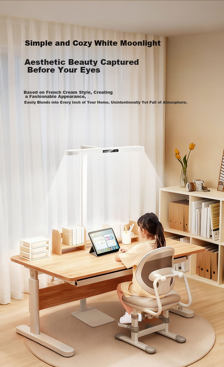 BULL Eye Protection Small Desk Lamp Full Spectrum Anti-Glare Rest Reminder Children's Study Table Clamp Pro Yang Mi Edition 19