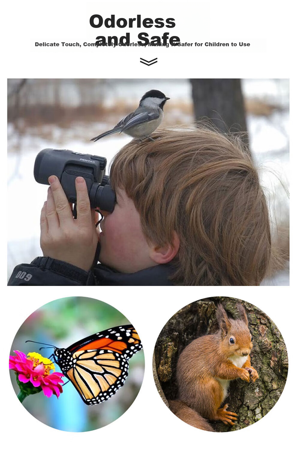 PENTAX Insect Lens III 8.5x21 Black Waterproof Macro Binoculars for Theater Museum HD Photography 17