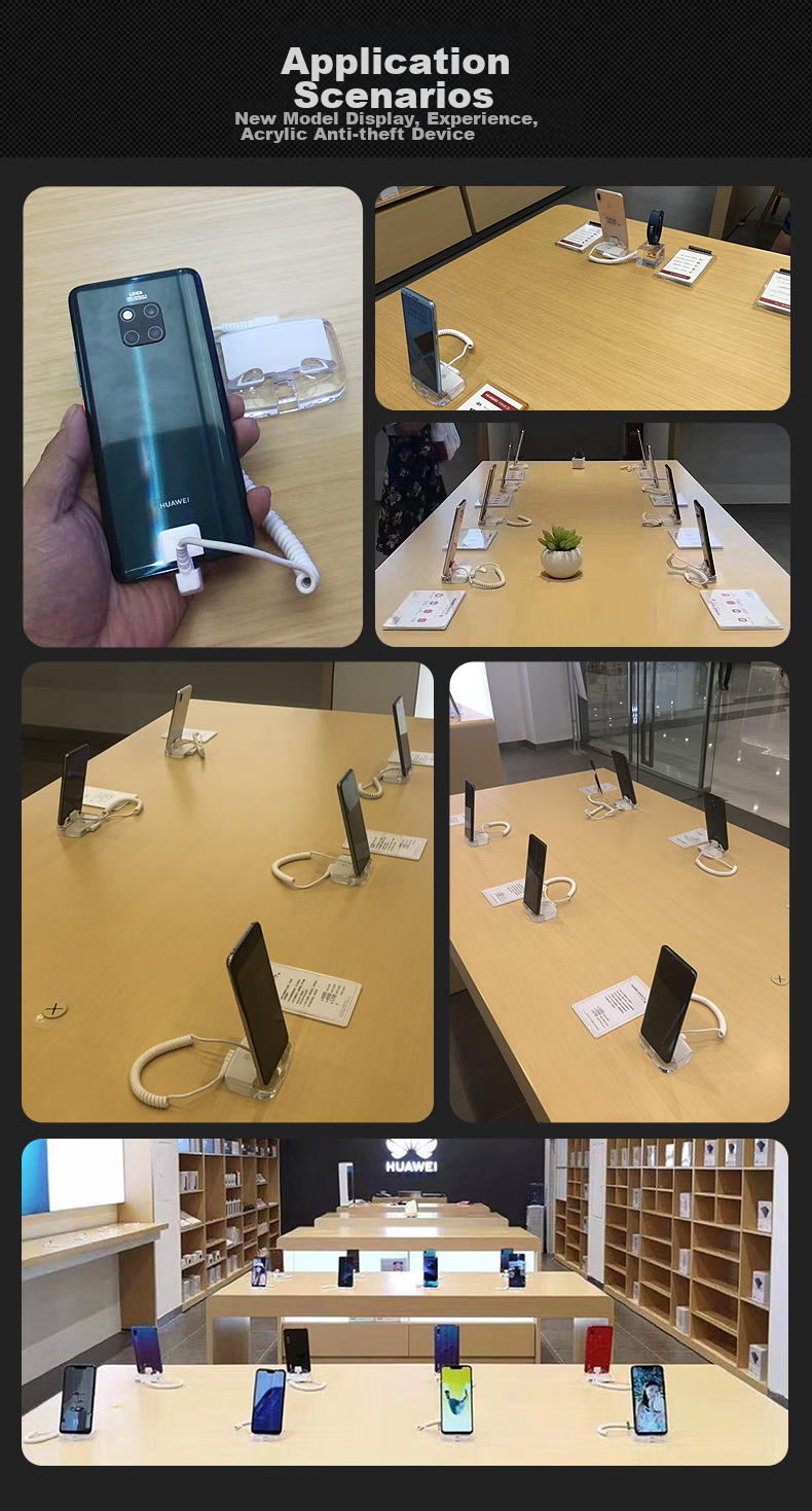 LFang CJ3.5 Mobile Phone Anti-Theft Device Display Stand, Charging Anti-Theft Alarm Cabinet, Anti-Theft Chain, Suitable for Type-C Interface 6