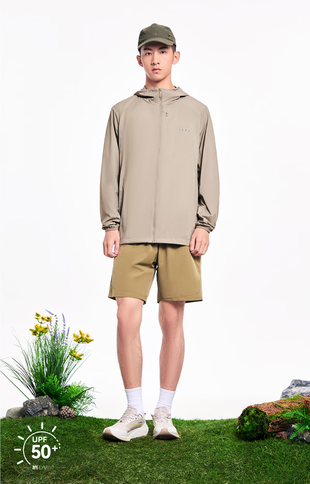 ERKE [Yu Shitong Edition] Sun Protection Woven Jacket Ice Cooling Outdoor Windbreaker UPF50+ Sports Running Shirt 15