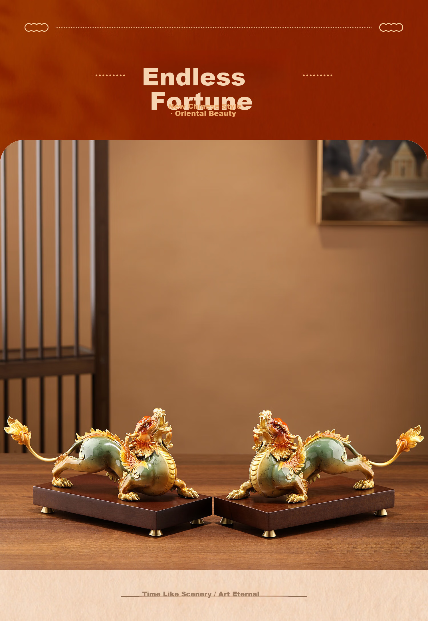 Heshengtang Fortune Pixiu Ornament High-End Office Living Room Wine Cabinet Entrance Decoration New Home Housewarming Opening Gift 7