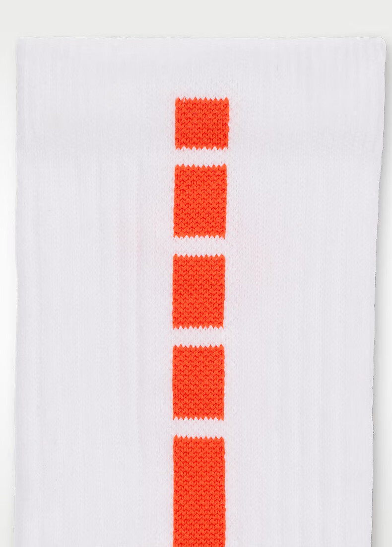 NIKE Men's Sports Socks Support Mid-Calf Casual Socks HM0285-105 White S 5