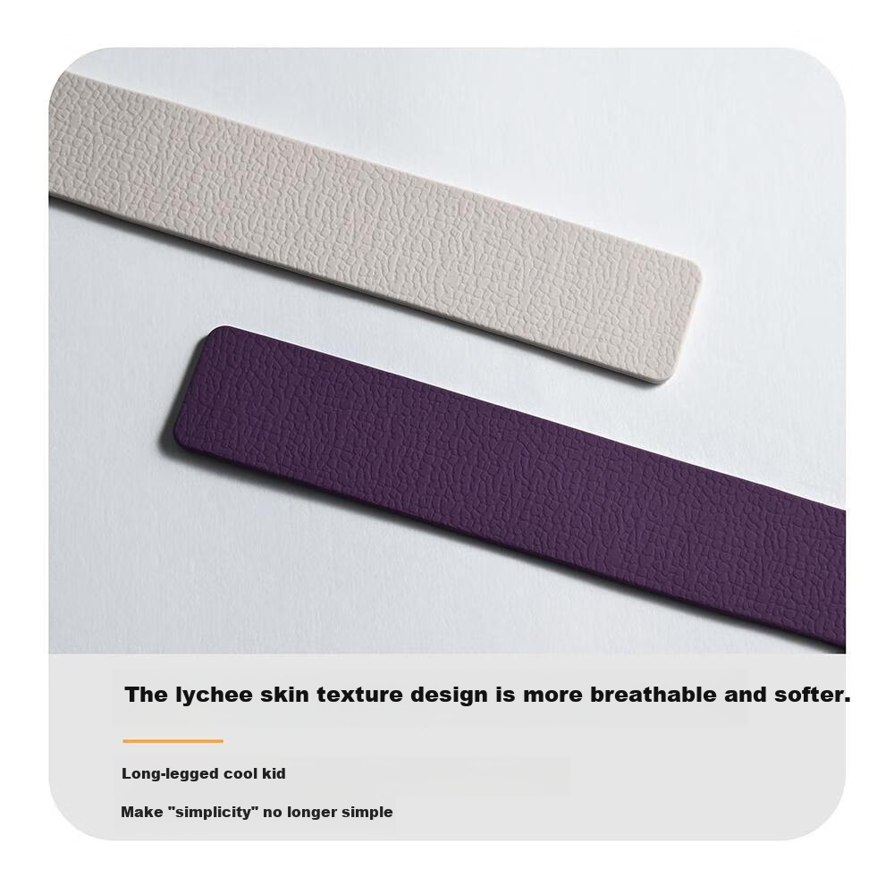 HotFire Litchi Texture Magnetic Silicone Band for Apple Watch S11/SE2/Ultra3 iWatch S10/9/8/7/6/5/4 - Black 1