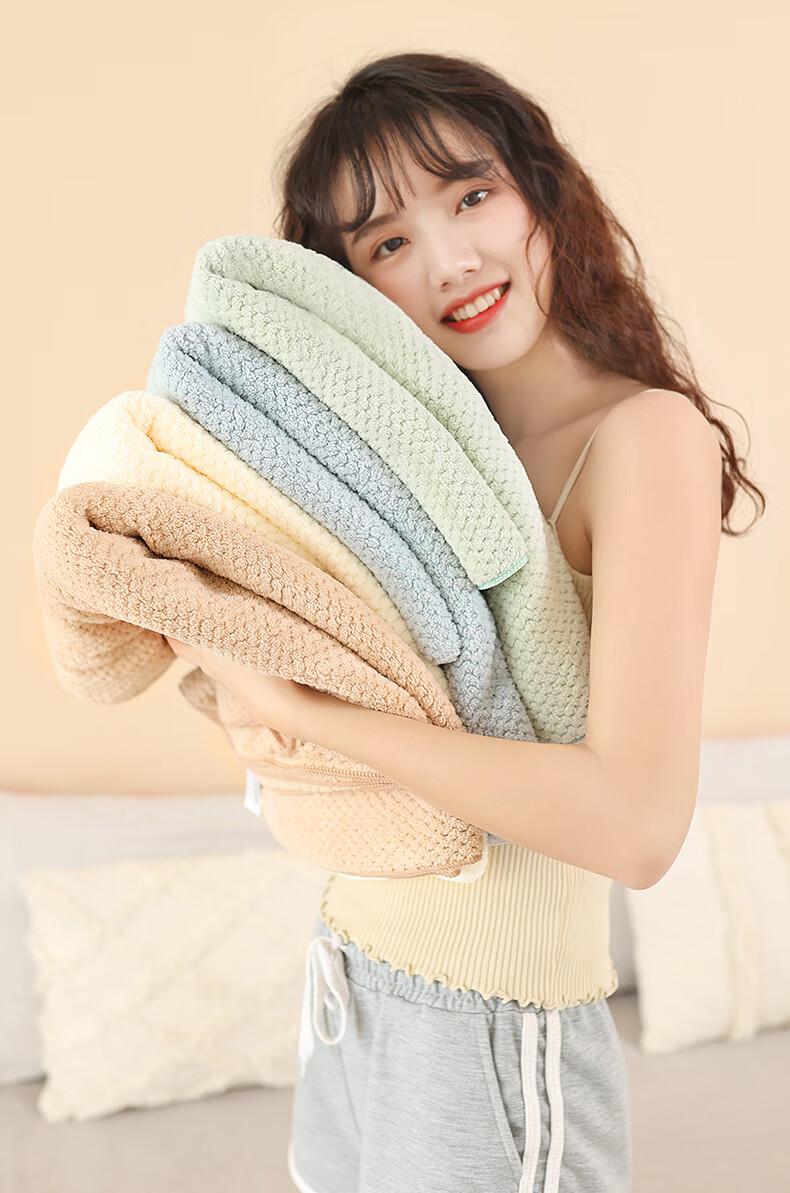 Grace Bath Towel for Adults, Home Use, Unisex, Absorbent Embroidered Thick Extra Large Wrap Towel 90*180cm Orchid Purple 8