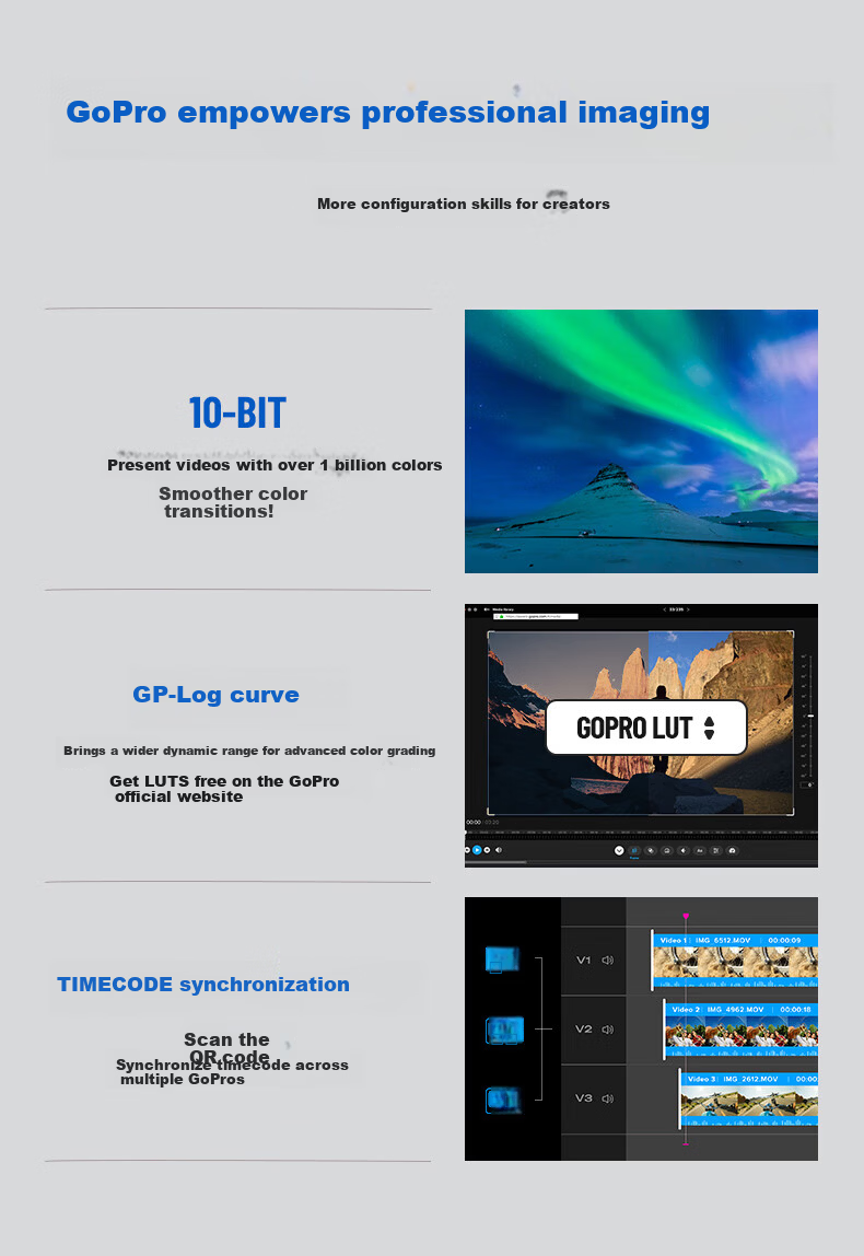 GoPro HERO13 Creator Edition Action Camera, Creator Gift Box, Outdoor Motorcycle Riding Recorder, Waterproof And Stabilized Camera 12