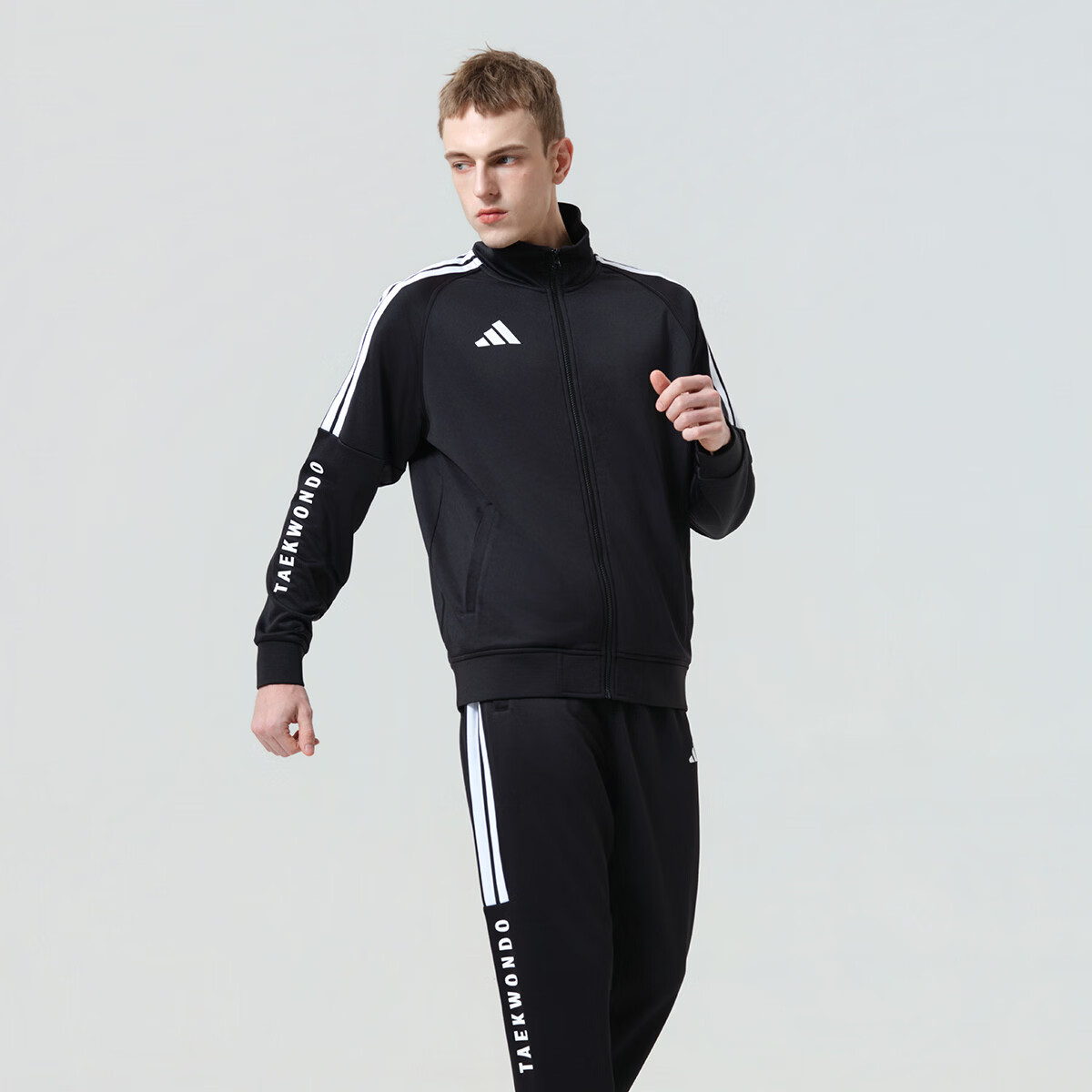 Adidas 2026 Spring New Loose Slim Breathable Casual Commuter Sports Jacket 3XL Black White 4
