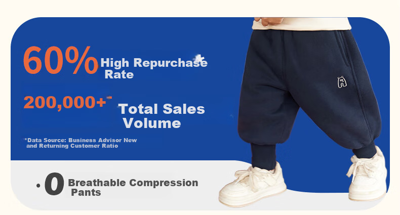Qiqi Bear [Integrated Alpaca Wool] Boys' Fleece-Lined Thickened Pants Children's Sports Pants Autumn Winter Boys' Sweatpants 1