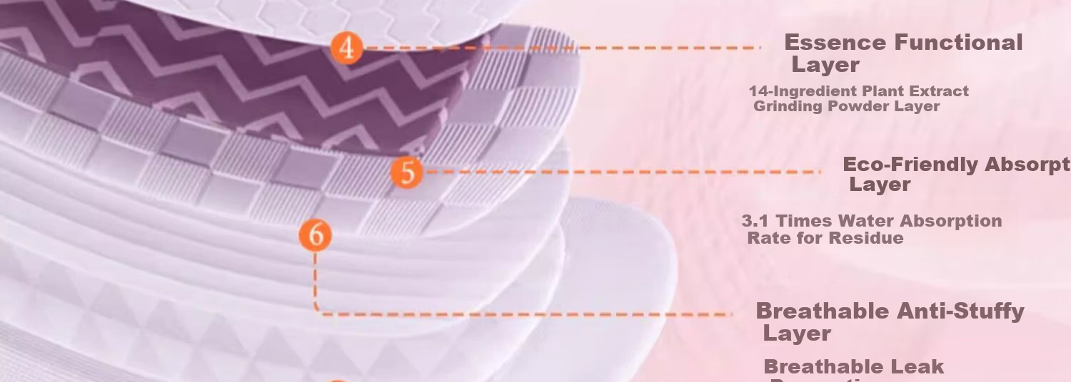 Fuyan Jie Snow Lotus Herbal Intimate Care Pads Portable Sanitary Napkin Care 2 Pads * 8 Boxes 18