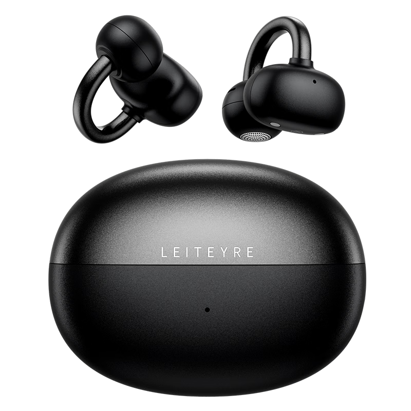 Laiteyi Ear Star Chen [2026 Latest Model] Bluetooth Clip-On Bone Conduction Concept Wireless Open-Ear Sports Running Headset Long Battery Life Ear-Hook