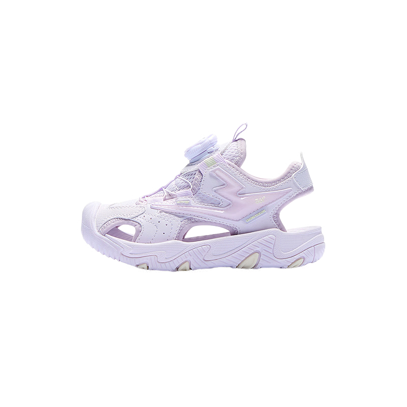 361° Kids Sports Shoes Summer 2026 Breathable Closed-Toe Durable Beach Sandals Purple Size 29