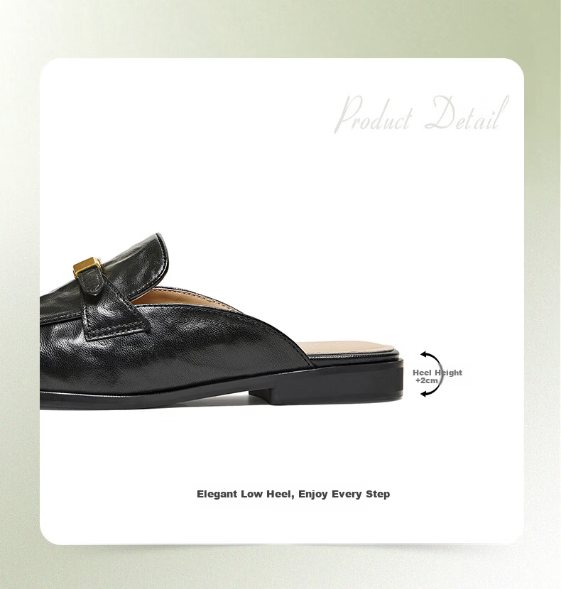 Basto [Jazz Vinyl] 26 Spring British Ultra-Soft Lambskin Loafers Women Single Shoes UXS01AA6 Off-White 38 17