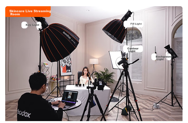 Godox SL150IIIBi III Generation Bi-Color LED Video Light Studio Continuous Light [Official Standard Kit] 8