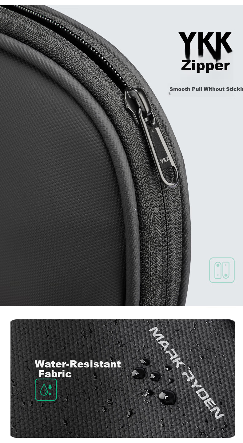 MARK RYDEN Digital Storage Bag Multifunctional Mouse Charger Computer Power Data Cable Travel Portable Mobile Phone Accessories Pouch 6