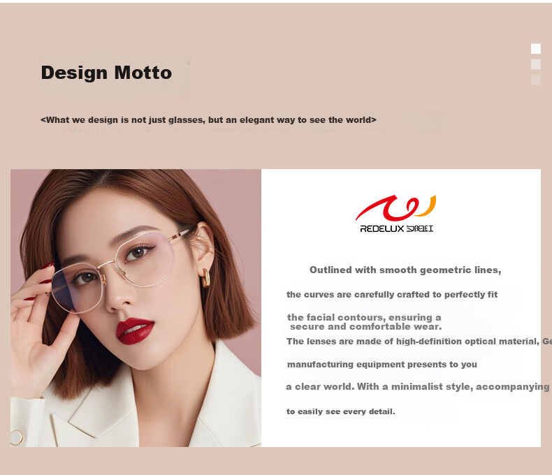 Xiyanghong Pure Titanium Reading Glasses for Women, Fashionable High-End Anti-Blue Light Mother's Day Gift for Mom, New Model E301 200 Degrees 2025 14