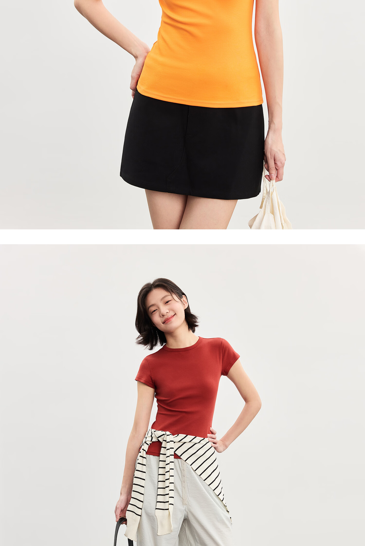 TINGE Dopamine T-Shirt Casual Slim Fit Crew Neck Sports Short Sleeve Women's Spring Summer Base Layer 2026 New XL Size 40