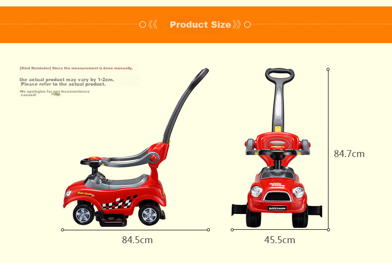 CHILOKBO Toddler Twist Ride-On Car 1-3 Years Baby Push Walker Sliding Rocking Learning Walker Stroller with Omni-Directional Wheels Anti-Tip 13