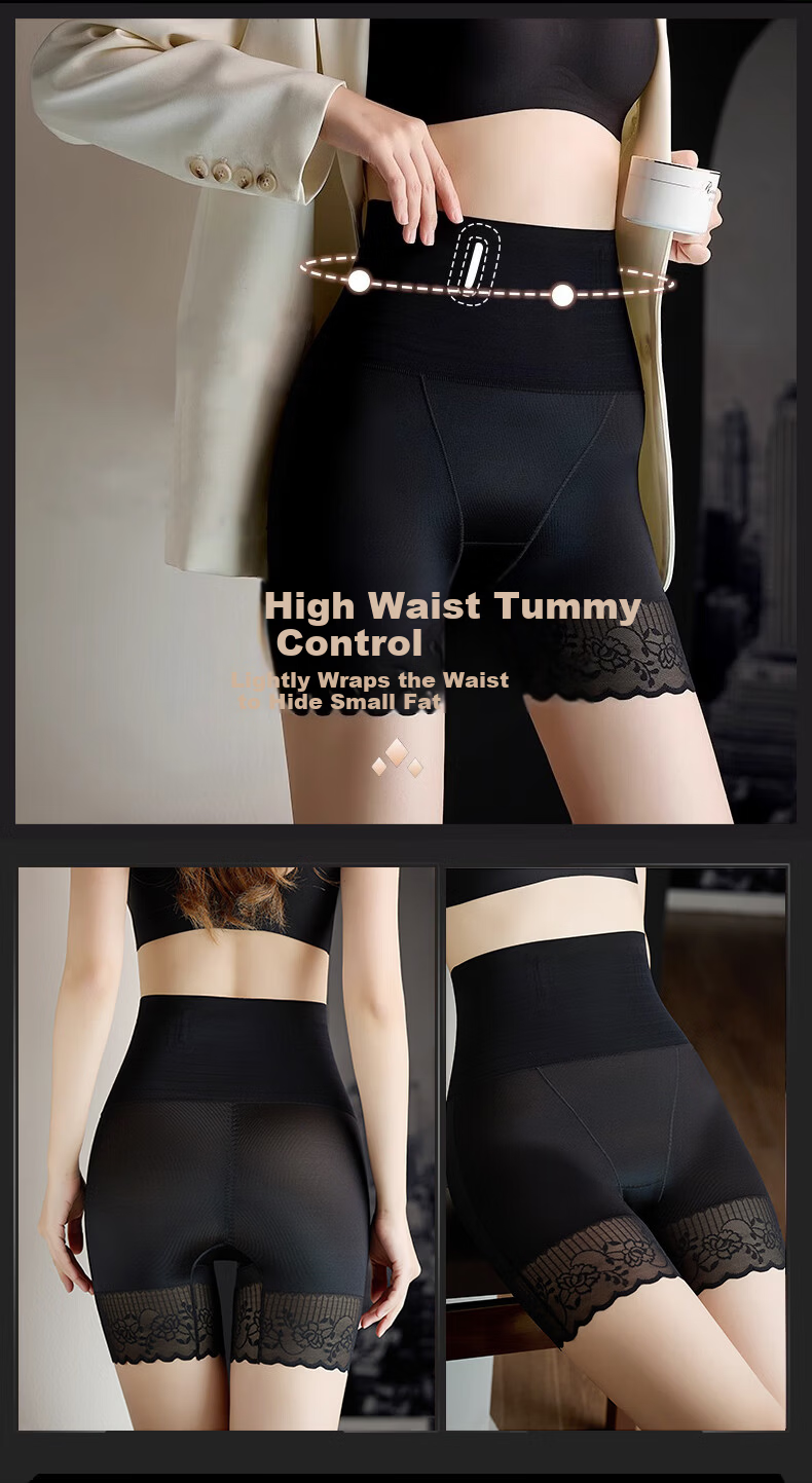 LangSha High Waist Tummy Control Postpartum Hip Lift Antibacterial Shaping Panties 10