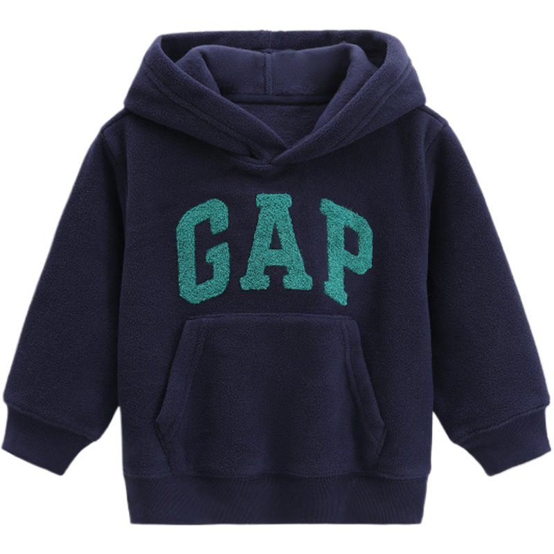 GAP Kids Unisex Autumn Logo Fleece Hoodie 804638