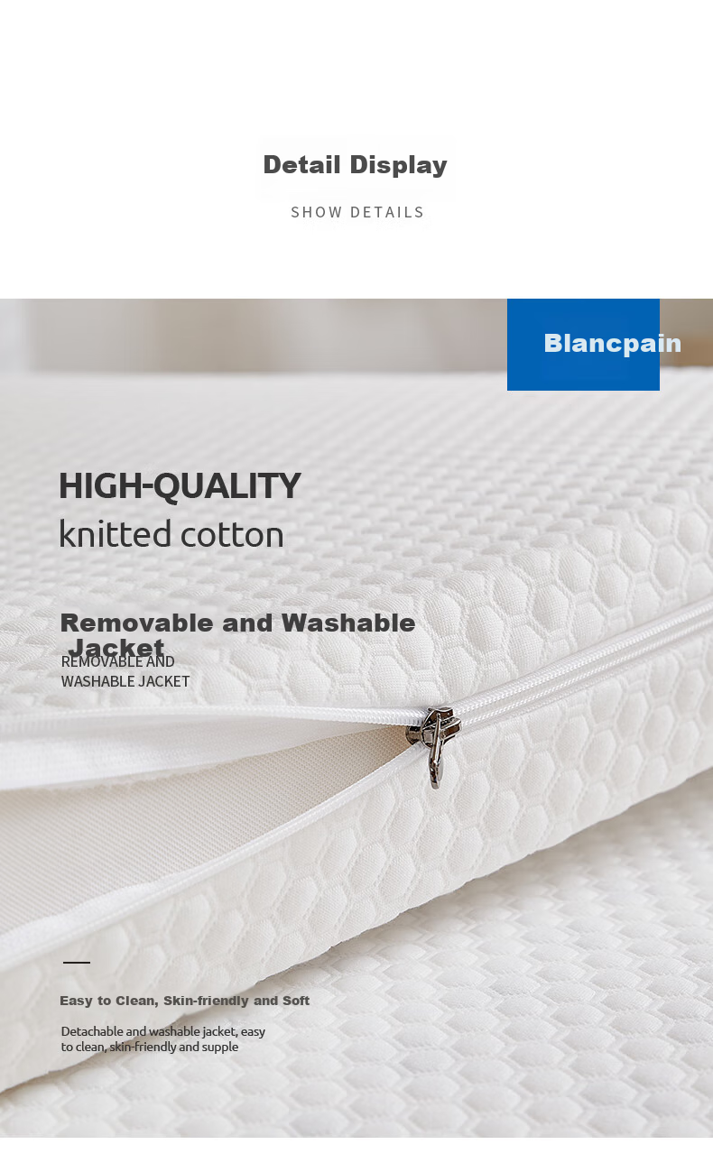 Baopo Student Latex Mattress, Single Dormitory Bunk Bed Soft Pad, Thickened Mattress Pad, Bedding, 100*190*5cm 12