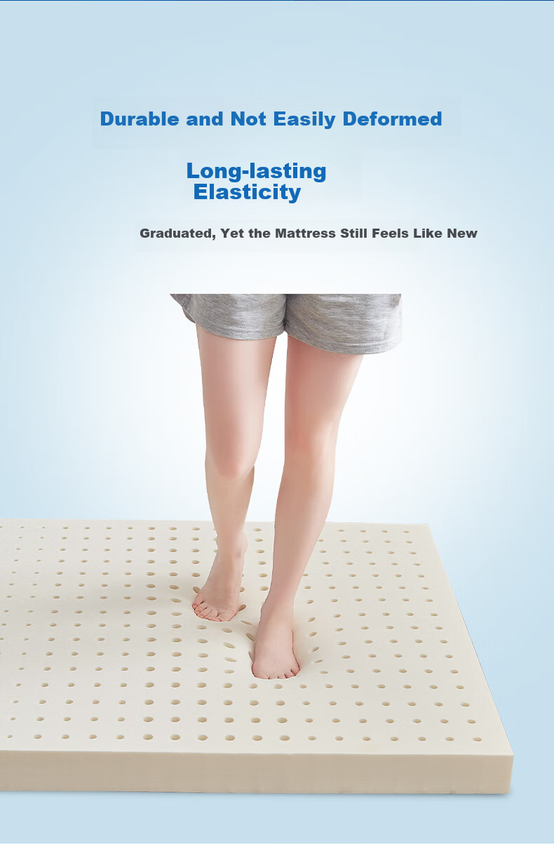 Baopo Student Latex Mattress, Single Dormitory Bunk Bed Soft Pad, Thickened Mattress Pad, Bedding, 100*190*5cm 8